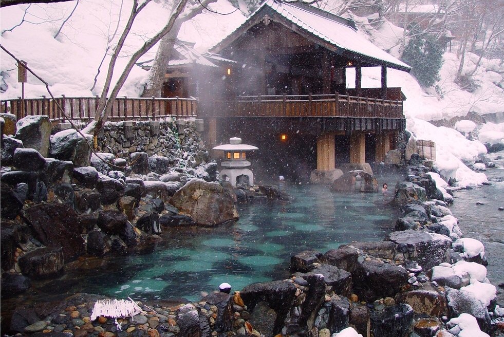 El baño, todo un ritual en Japó