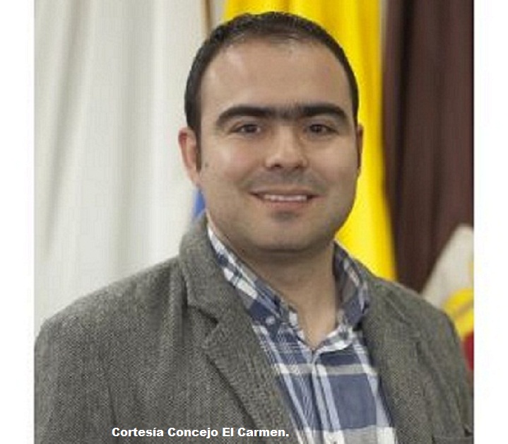 John Jairo Arcila Gómez, concejal de El Carmen de Viboral, Antioquia,