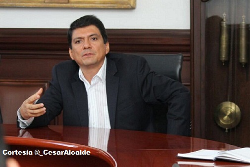 César Cristian Gómez, alcalde de Popayán.
