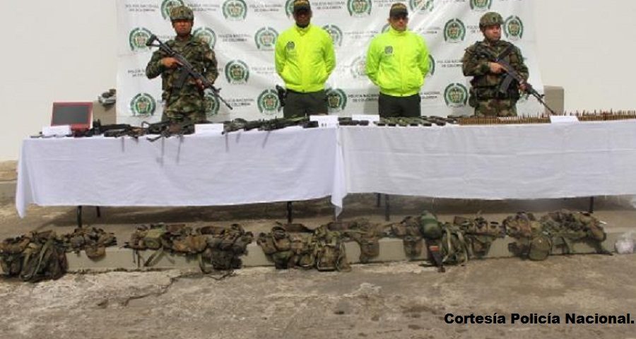 Durante el operativo la Fuerza de Tarea Conjunta Titán y la Policía incautaron material de guerra en Chocó.