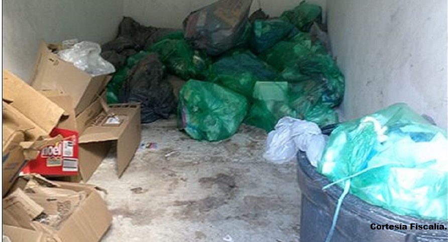 Residuos peligrosos y orgánicos hallados en el Clarence Lynd Newball Memorial Hospital en San Andrés.