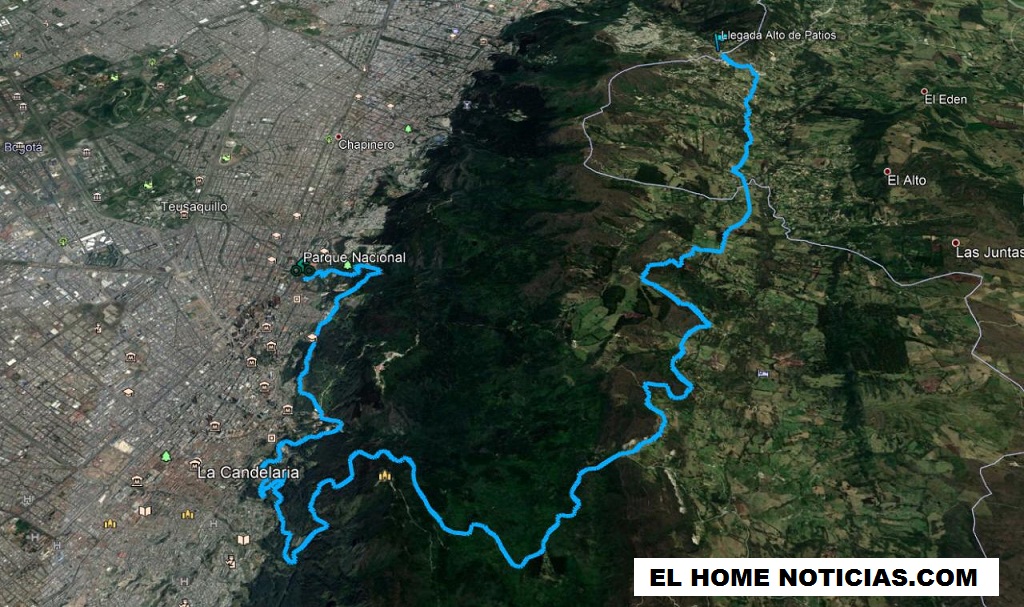 Esta es la ruta que tendrá presencia de 200 hombres del Ejército para seguridad de los ciclistas capitalinos.