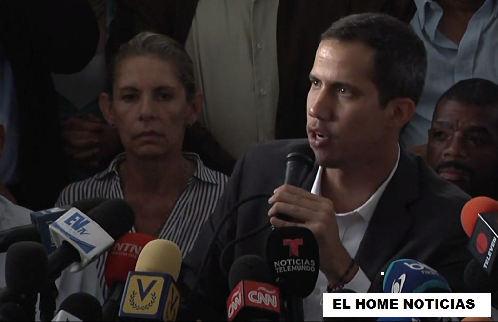 El presidente interino de Venezuela, Juan Guaidó, anunció que acordó con las centrales obreras un paro escalonado en las próximas horas.
