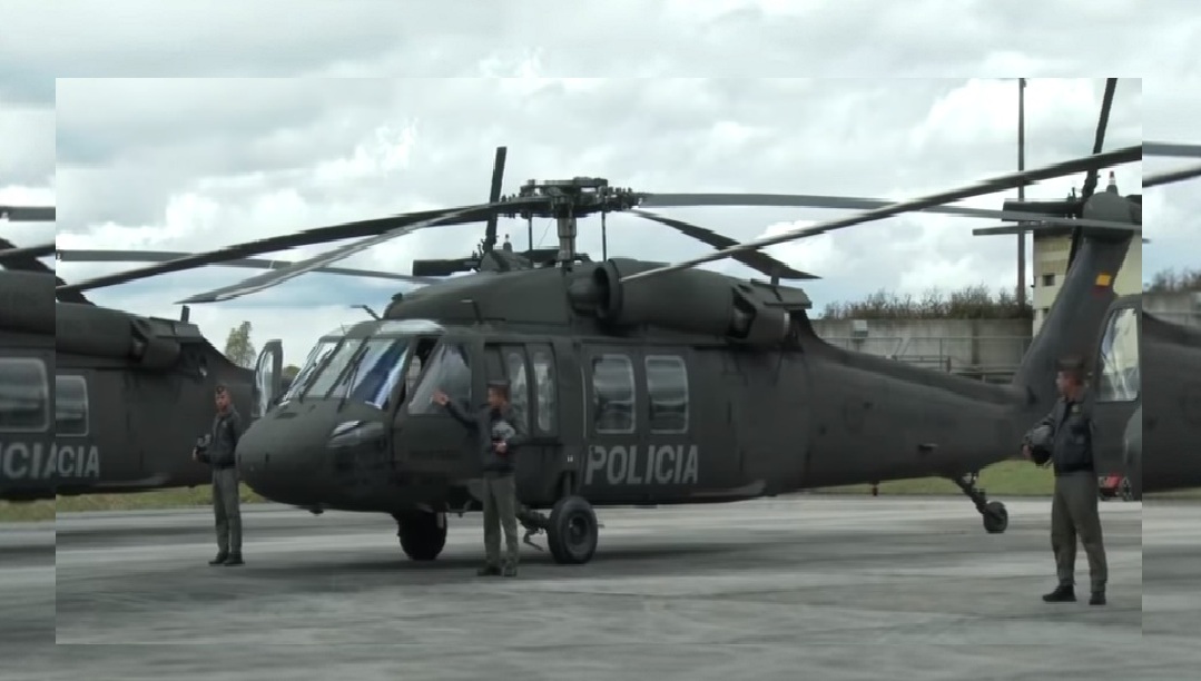 Helicópteros UH-60 Black Hawk de la Policía Nacional.