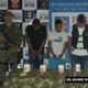 Estos dos hombres fueron capturados en flagrancia en momentos en que se disponían a recibir la suma de dos millones de pesos.