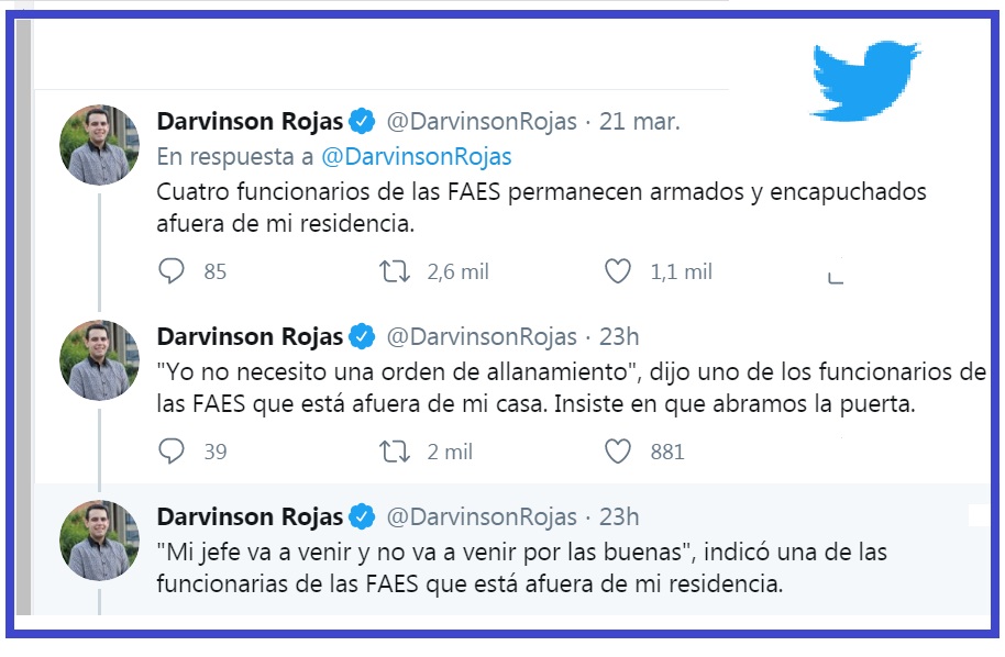 Mensajes de Davirson Rojas.