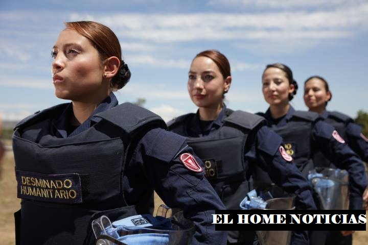 Mujeres en el desminado humanitario.