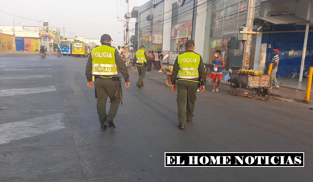 Operativos de la Policía Metropolitana de Cartagena.