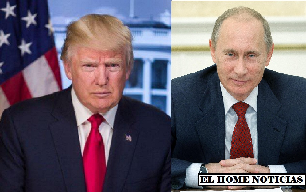 Donald J. Trump y Vladimir Putin.