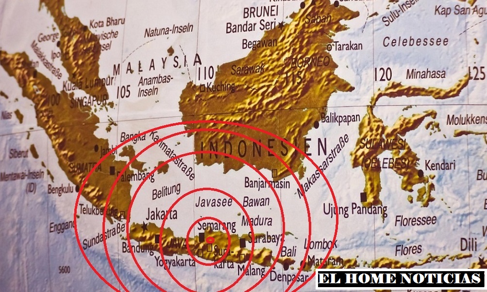 Mapa de Indonesia.