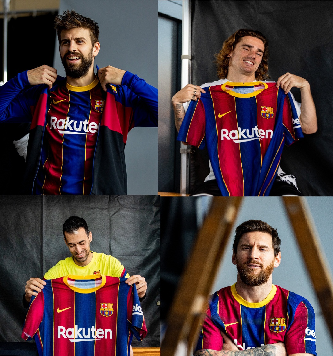 Jugadores del Barcelona.