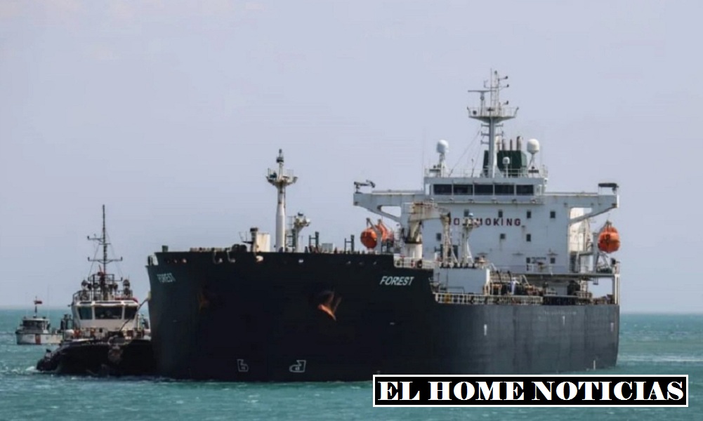 Los buques de iraníes Forest, Faxon y Fortune estarían llegando a finales de septiembre a los muelles de la refinería El Palito en Venezuela.