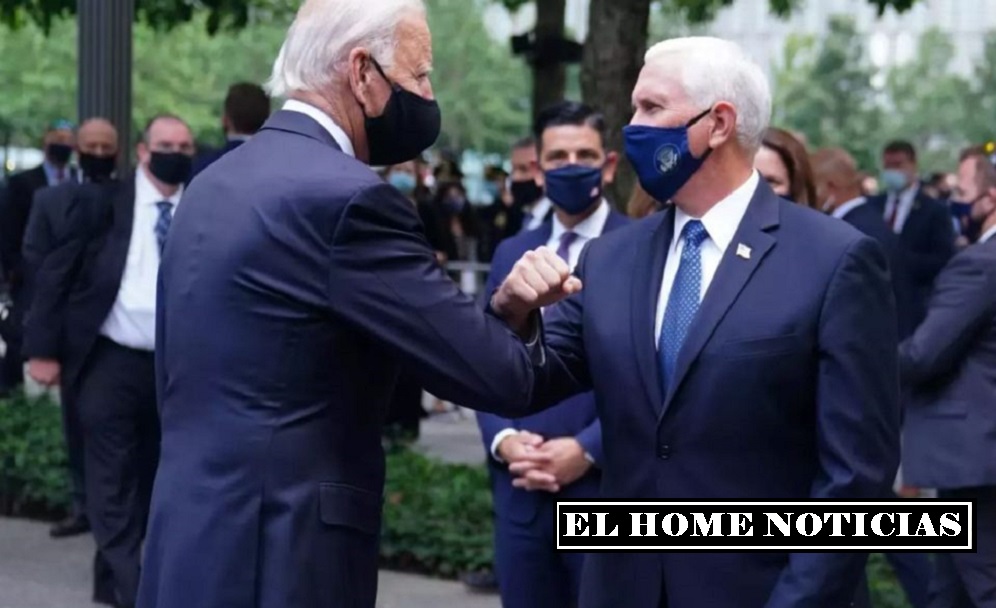 Joe Biden y Mike Pence.