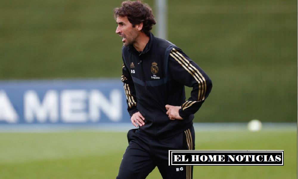 Raúl ha estado entrenando al segundo equipo del Real Madrid desde 2019.