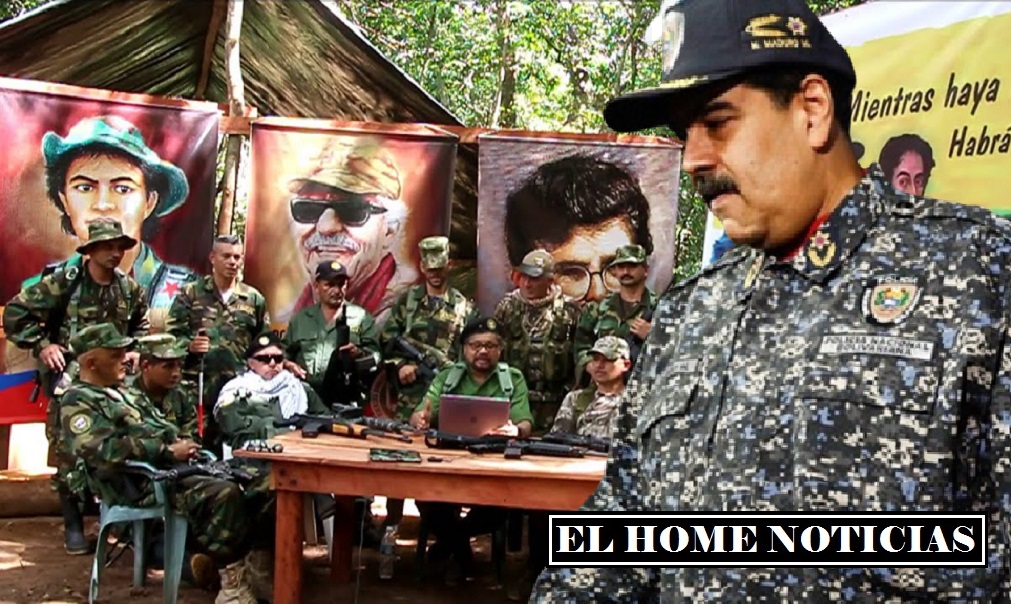 Nicolás Maduro y las Farc.