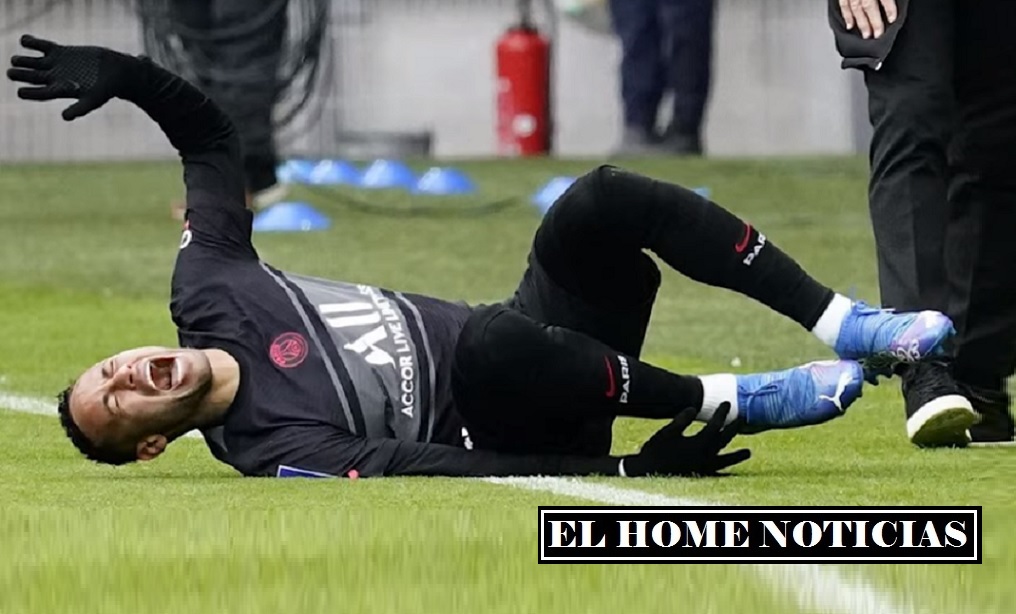 Neymar se lesionó.