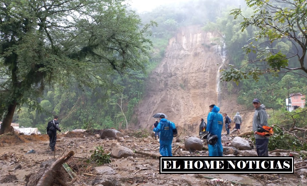 Derrumbe en Pereira.