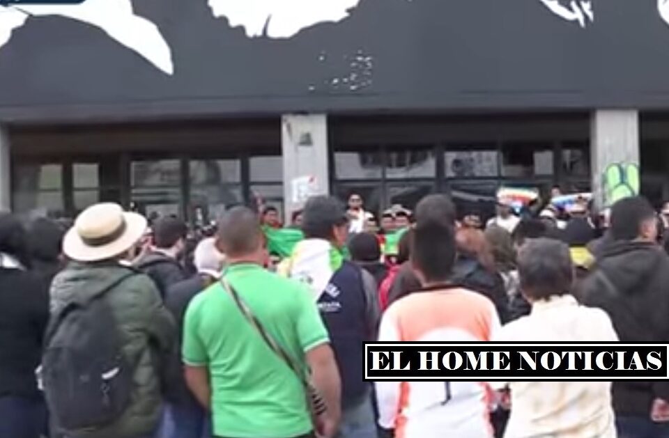 Los de la minga indígena en la Universidad Nacional