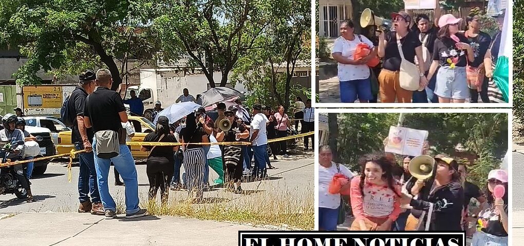 Protesta en la clínica regional de la Policía