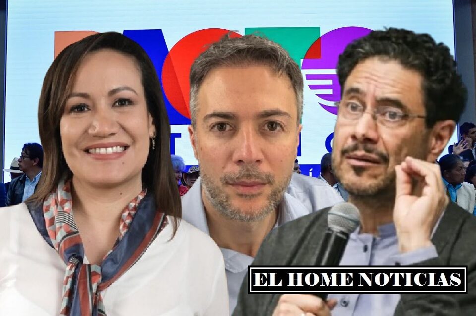 Carolina Corcho, Daniel Quintero e Iván Cepeda, rostros visibles del Pacto Histórico.