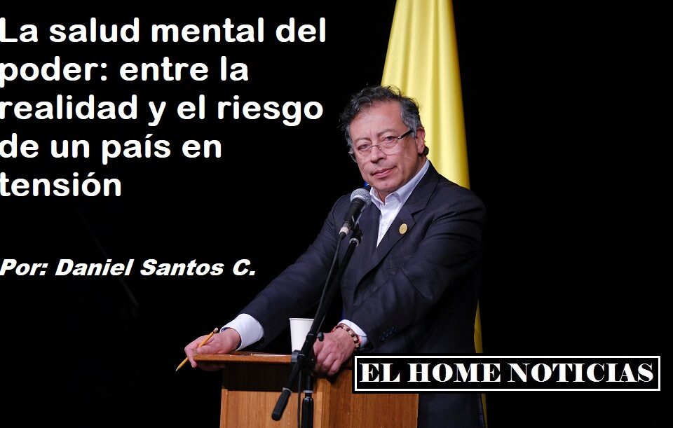 Gustavo Petro, símbolo de un poder que parece tambalear entre la convicción y el desconcierto.