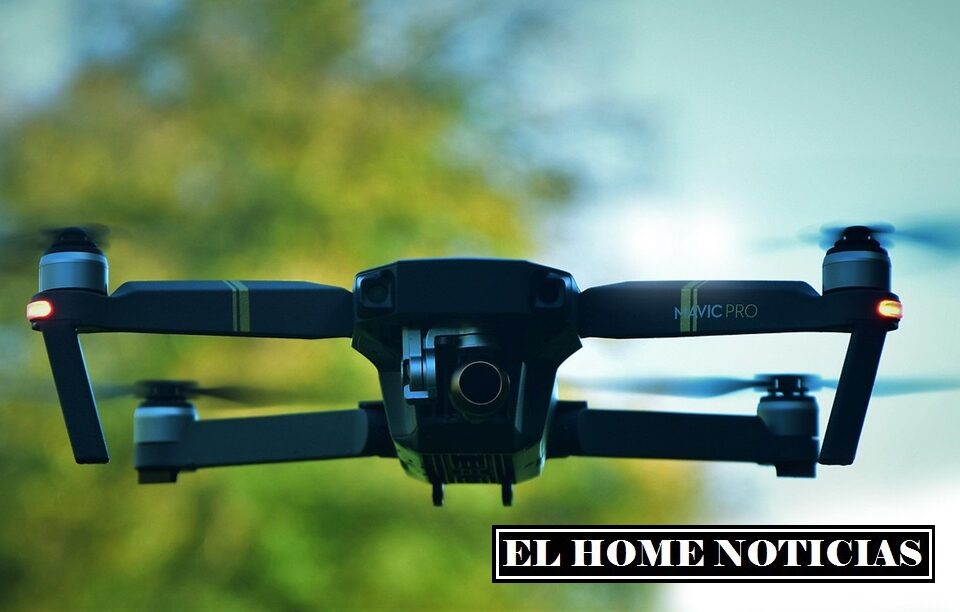 Un dron similar a los utilizados por las disidencias en el ataque contra Mondomo, Cauca.