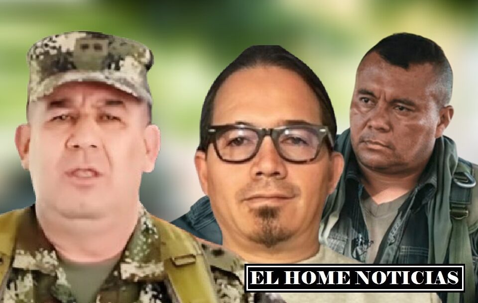 El general (r) Miguel Huertas y Wilmar Mejía, director de la DNI.