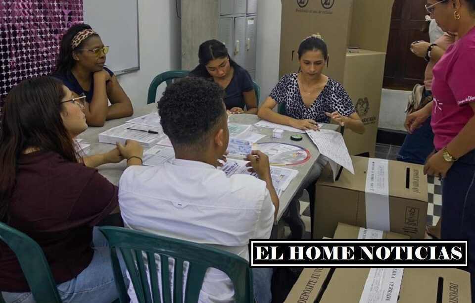 Puesto de votación en Colombia