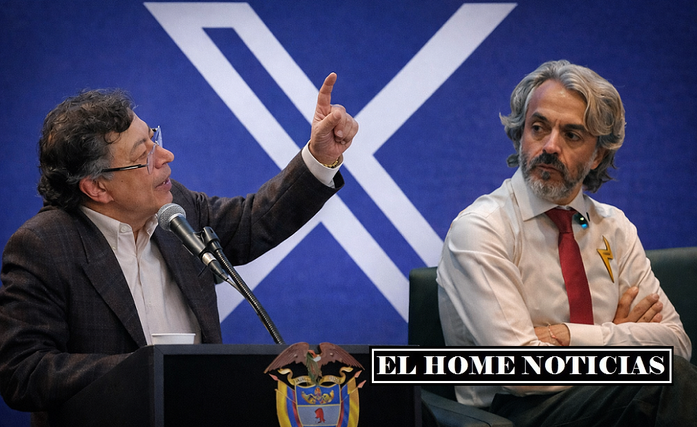 GUSTAVO PETRO Y JUAN DANIEL OVIEDO.