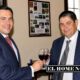 Rodrigo Lara Restrepo, hoy ministro del Interior, junto al investigador agrario, biotecnólogo y defensor de las comunidades indígenas Hernando Niño Rivera