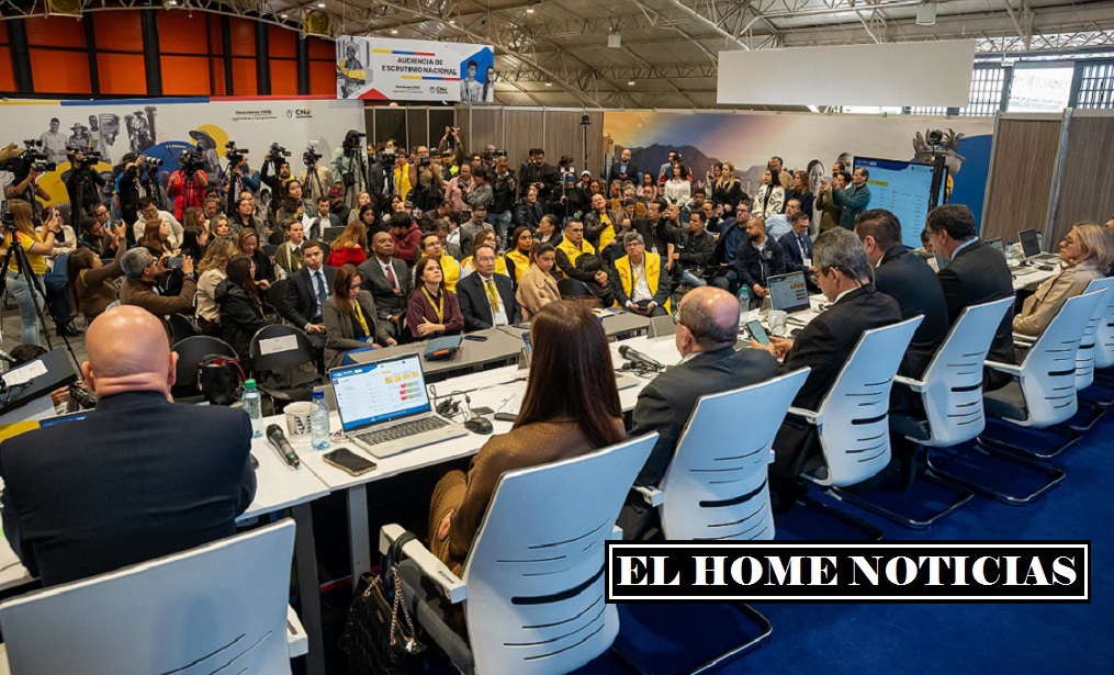 CNE Audiencia de escrutinios en Corferias