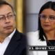 El presidente Gustavo Petro y la exdirectora del DAPRE, Angie Rodríguez.