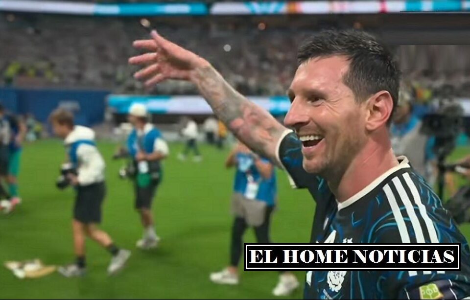 El capitán Lionel Messi celebra una clasificación inolvidable