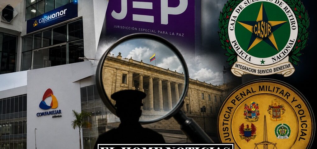 CASUR, Caja de Honor, la Jurisdicción Especial para la Paz (JEP), la Justicia Penal Militar y Policial, y Comfamiliar Atlántico