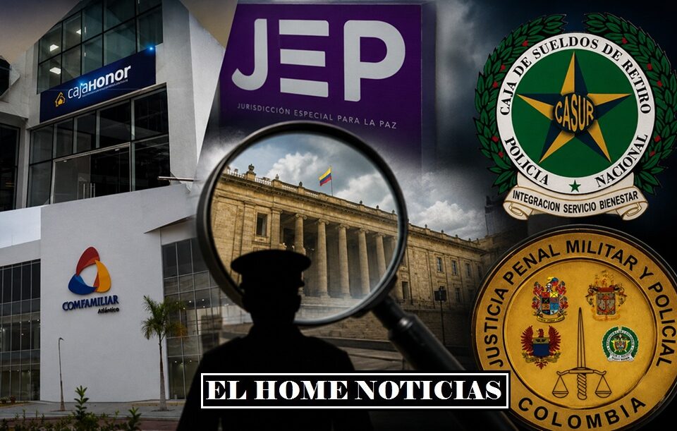 CASUR, Caja de Honor, la Jurisdicción Especial para la Paz (JEP), la Justicia Penal Militar y Policial, y Comfamiliar Atlántico